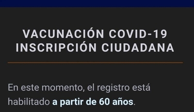 Diario HOY | Vacunaciones serán por edad y por orden de inscripción, piden registrarse ya