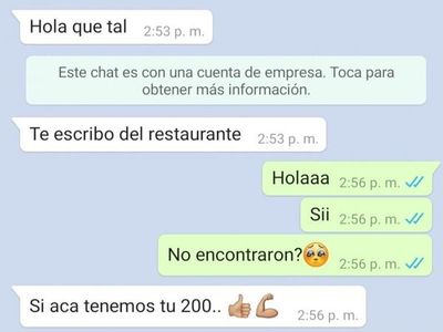 Ejemplo de honestidad: encontró dinero ajeno y lo devolvió