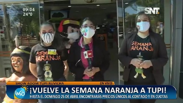Volvió la famosa SEMANA NARANJA de TUPI SA - SNT