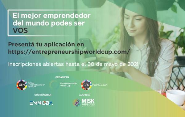 Hasta el 30 de mayo emprendedores pueden postularse a la Copa Mundial de Emprendimiento–EWC 2021