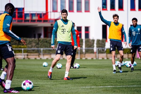 Lewandowski vuelve a entrenar - Fútbol - ABC Color