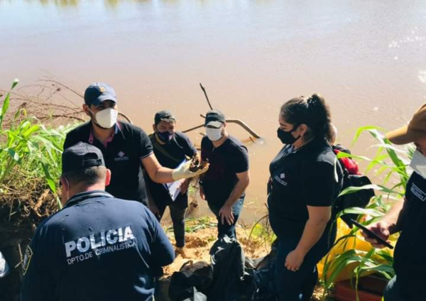 Hallan restos óseos a orillas del Río Aquidabán en zona de Horqueta