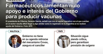 La Nación / LN PM: Las noticias más relevantes de la siesta del 21 de abril
