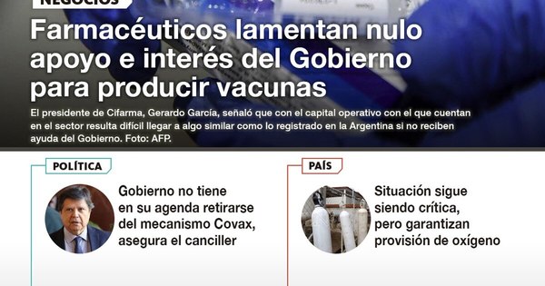 La Nación / LN PM: Las noticias más relevantes de la siesta del 21 de abril