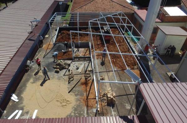 Municipalidad de Lambaré construye nuevo pabellón en el Hospital Distrital | Lambaré Informativo