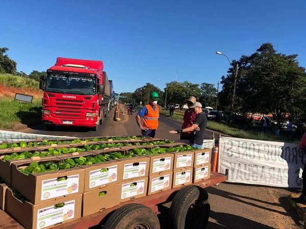 HORTICULTURES CIERRAN RUTA EN CORONEL OVIEDO