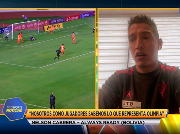 Nelson Cabrera en contacto con Tigo Sports Noticias