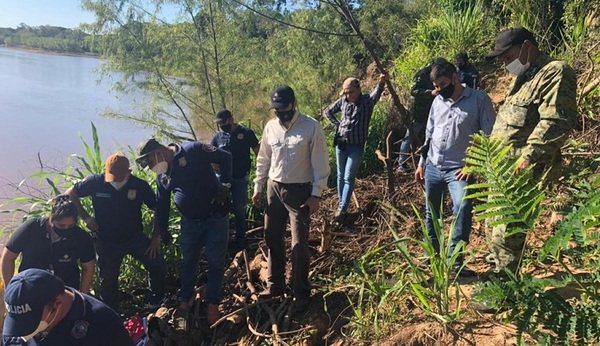 Horqueta: Fiscal interviene en hallazgo de restos óseos, en las cercanías del río Aquidaban