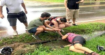 La Nación / (Video) Duro mensaje de ciclista atropellado por conductor ebrio: “El tavy sí mata, pero depende de nosotros que no quede impune”
