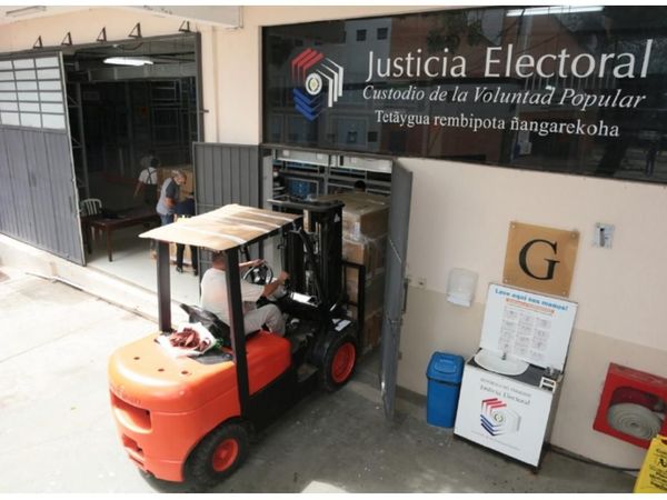 TSJE recibe 15 mil máquinas de voto para las municipales