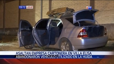 Asaltan fábrica de Cartones Yaguareté y se llevan dinero de la caja fuerte