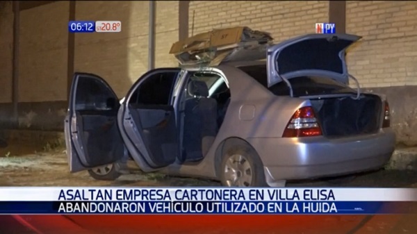 Asaltan fábrica de Cartones Yaguareté y se llevan dinero de la caja fuerte