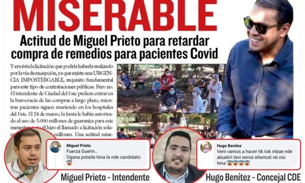 Lejos de importarles apuro de pacientes con COVID, prefieren aprovechar la ocasión para burlarse