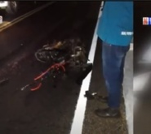 Motociclista muere al impactar frontalmente contra camión - Paraguay.com