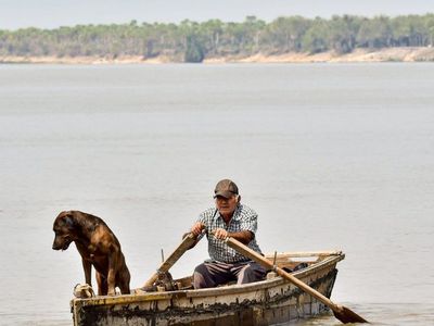 Paraguay, el jagua canoa que enterneció las redes