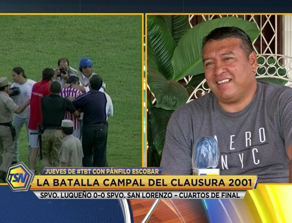 Escobar da su versión de aquel Luqueño – San Lorenzo del 2001