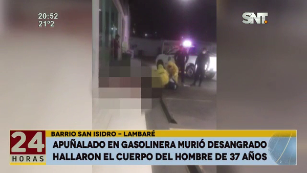 Apuñalado en gasolinera murió desangrado - SNT