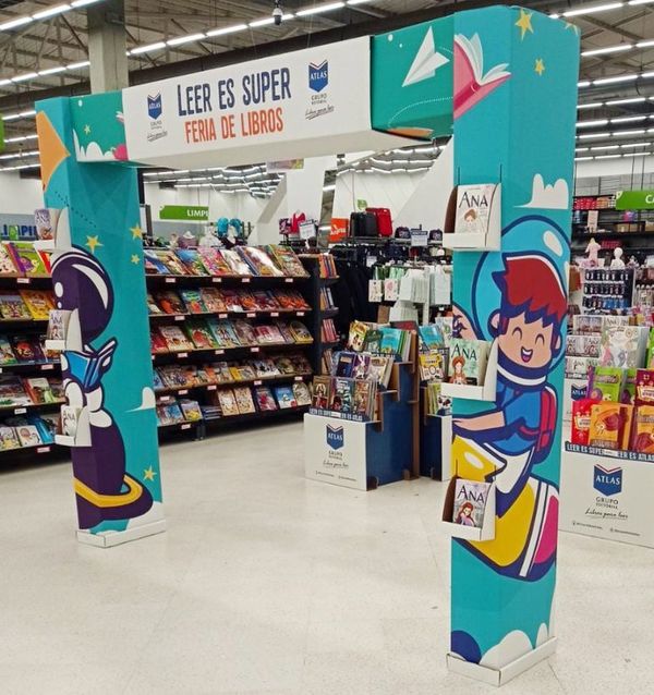 Feria ofrece variedad de libros en supermercados - Empresariales - ABC Color