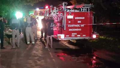 Una abuelita y su nieto mueren tras incendio de vivienda - Noticiero Paraguay