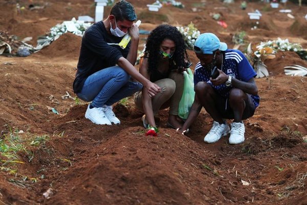 Brasil registró más de 2.000 muertos y 45.000 contagios de COVID-19 en 24 horas - ADN Digital