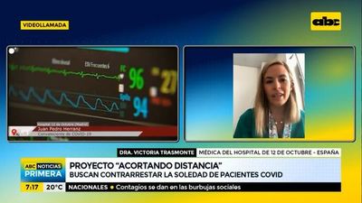 “Proyecto acortando distancia” busca contrarrestar soledad de pacientes covid - ABC Noticias - ABC Color