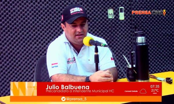 Julio Balbuena señala como acto delictuoso lo promovido por la Junta Municipal de Coronel Oviedo – Prensa 5