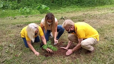 A todo Pulmón lleva a cabo masiva jornada de plantación de árboles en Caraguatay