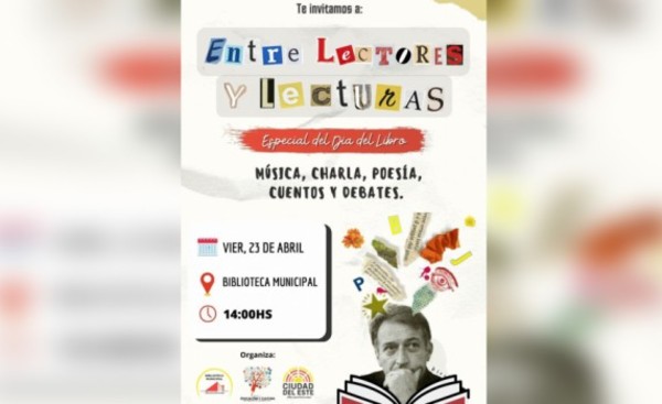 Variada agenda en conmemoración del día internacional del libro