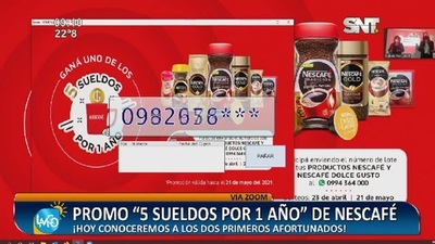 Aún tenés tiempo de participar por los "5 sueldos por 1 año" de Nescafé - SNT