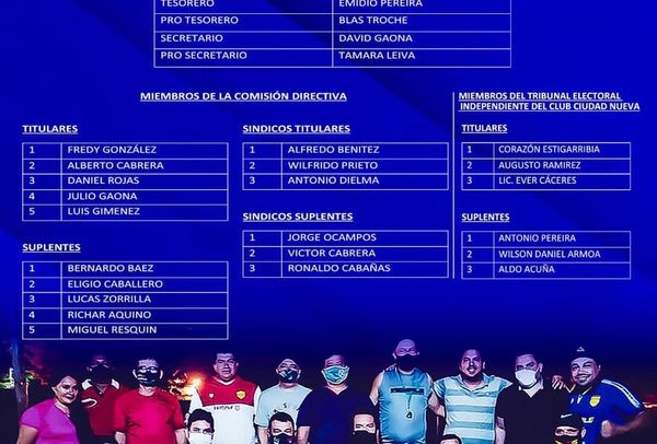 Ciudad Nueva renueva autoridades