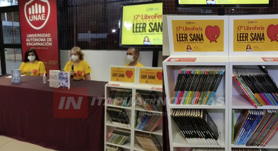 EN EL DIA DEL LIBRO, LA UNAE LANZÓ 17° LIBROFERIA Y DONÓ BIBLIOTECAS A HOSPITALES DEL SUR.
