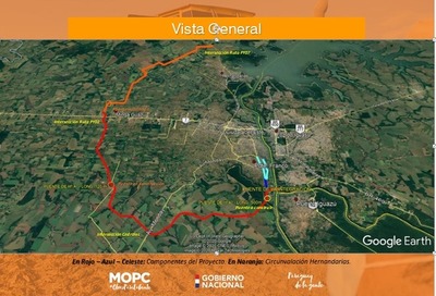 Corredor Metropolitano del Este: Adjudican obras complementarias del acceso rural