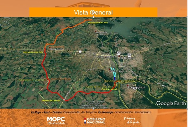 Corredor Metropolitano del Este: Adjudican obras complementarias del acceso rural