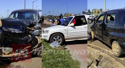 VIOLENTO ACCIDENTE DEJA LESIONADOS EN ENCARNACIÓN.