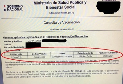 En Salud de vuelta surge "error de registro" de vacunación y desata suspicacia - ADN Digital