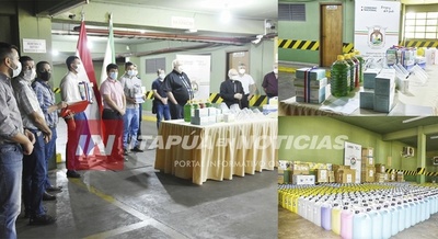 CUARTA ENTREGA DE INSUMOS DE BIOSEGURIDAD EN LA GOBERNACIÓN DE ITAPÚA