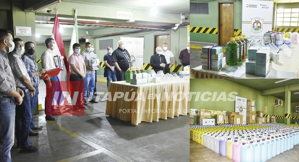 CUARTA ENTREGA DE INSUMOS DE BIOSEGURIDAD EN LA GOBERNACIÓN DE ITAPÚA