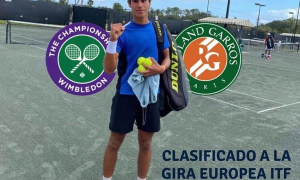 Adolfo Daniel Vallejo jugará el Roland Garros y el Wimbledon