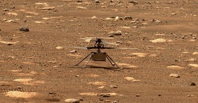 La Nación / Segundo vuelo: Ingenuity se elevó 5 metros en Marte
