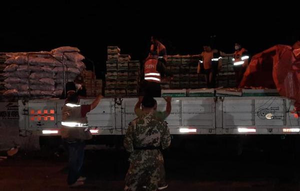 Aduana de Itá Enramada donó mercaderías incautadas a la SEN