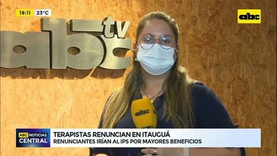 Terapistas renuncian en Itauguá - ABC Noticias - ABC Color