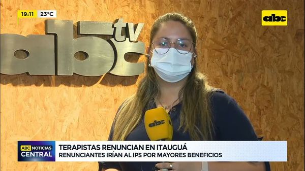 Terapistas renuncian en Itauguá - ABC Noticias - ABC Color