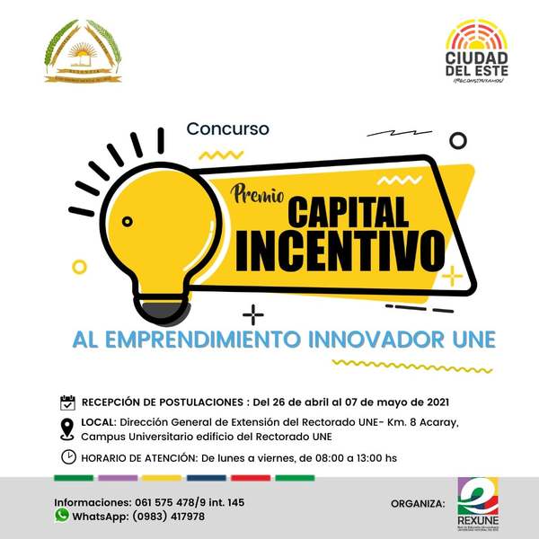 Convocan a estudiantes para concurso de emprendedores en la UNE