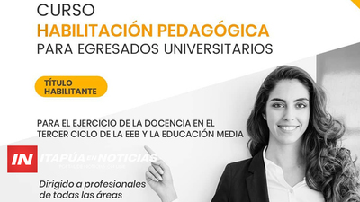 SI SOS EGRESADO Y TE GUSTARÍA ENSEÑAR, AÚN PODÉS INSCRIBIRTE AL CURSO DE HABILITACIÓN PEDAGÓGICA EN LA CATÓLICA.