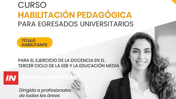SI SOS EGRESADO Y TE GUSTARÍA ENSEÑAR, AÚN PODÉS INSCRIBIRTE AL CURSO DE HABILITACIÓN PEDAGÓGICA EN LA CATÓLICA.
