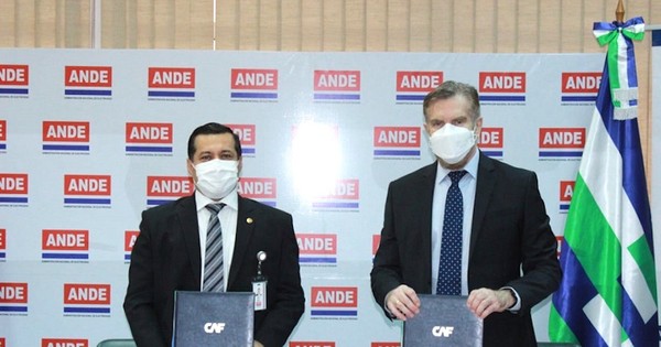 La Nación / Ande y CAF firman convenio