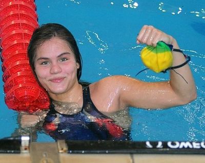 Luana Alonso se luce con récord - Polideportivo - ABC Color