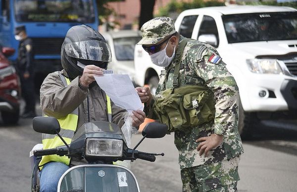 Restringen circulación en zonas rojas y se ponen en jaque varias actividades - Nacionales - ABC Color