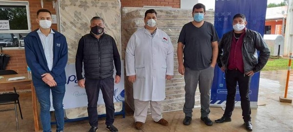 DOS EMPRESAS SE UNEN PARA DONAR AL HOSPITAL DE CNEL. BOGADO