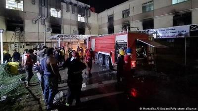 Irak: 82 muertos y 110 heridos en un incendio de un hospital